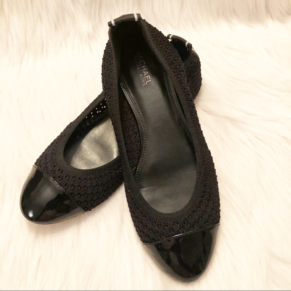 Michael Kors Black Baby Doll Flats Size 7M